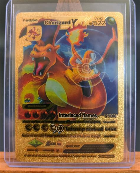 charizard v gold card lv 92 price|pokemon v evolution charizard.